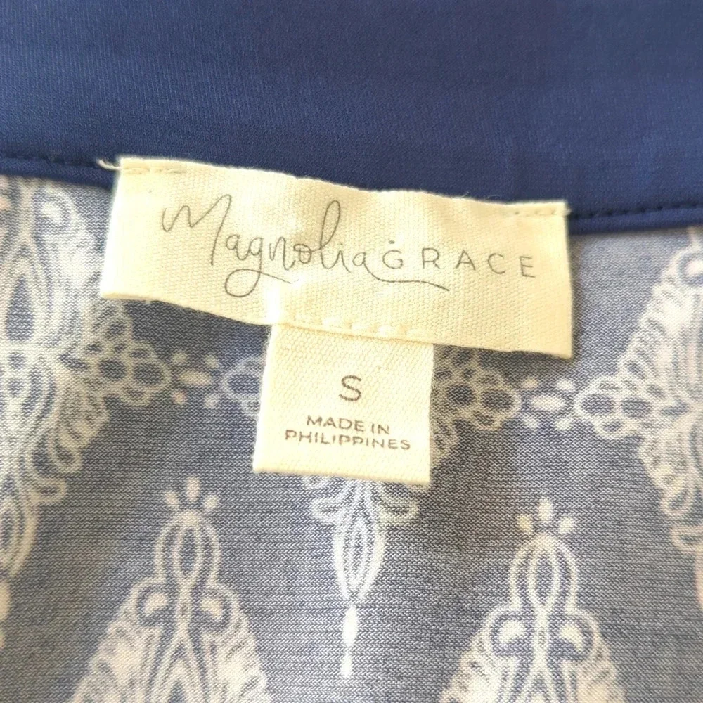 Magnolia Grace Embroidered Trim Knit Dress - Picture 9 of 10